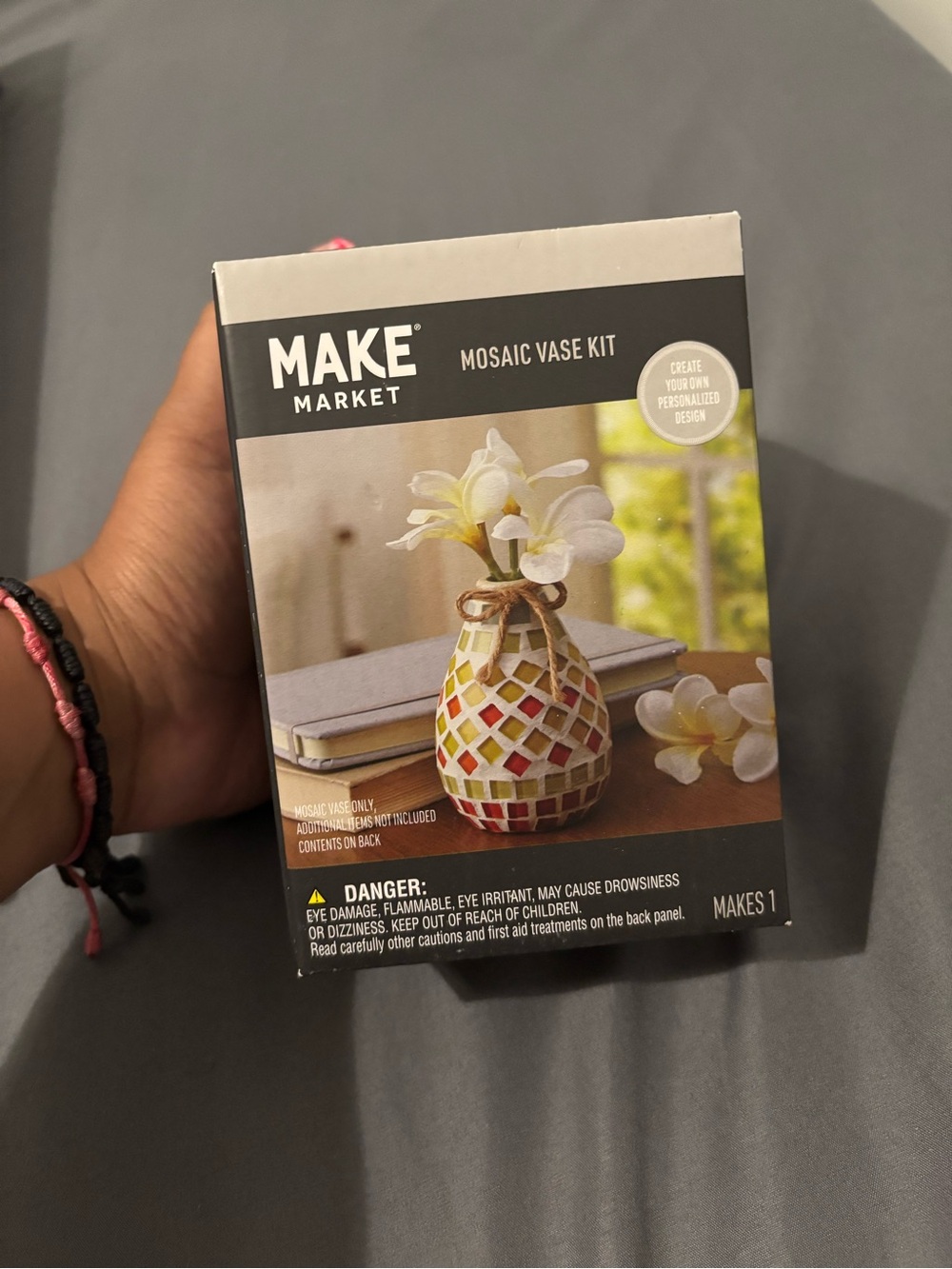 Make Market Mosaic Vase Kit - Multicolor